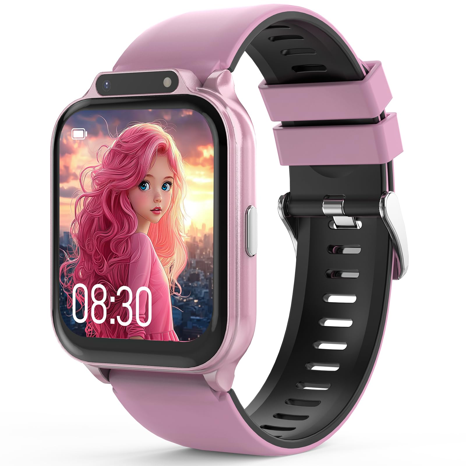 Smart Watch For Kids 1.85 '' With Fitness Tracker, Sleep Monitor, 22/100+ Sport Modes, Diy Dial, Ip68 Waterproof, Step Counter,